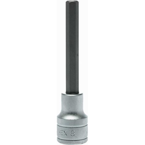 Llave de vaso hexagonal 1/2´´. Vasos largos para agujeros hexagonales interiores 8mm TENGTOOLS 11745 (1/2)