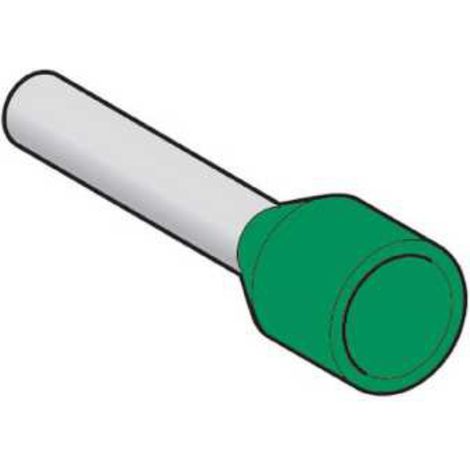 Virole Simple-M de marque SIMPLE, 6 mm, couleur verte, idéale pour les connexions électriques.