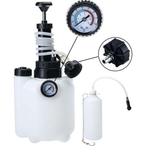 3L Car Brake Fluid Bleeder, Brake Bleeder Adapter, Universal E20 Brake Bleeding Kit, Manual (1/5)
