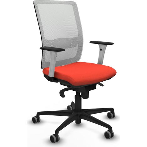 Silla piqueras y crespo Haches blanco respaldo mesh cómodo (1/2)