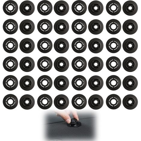 24 PCS Clips pour Tapis de Voiture, Fixation Antidérapante Tapis Sol Auto, Attache Moquette Plastique Robuste, Accessoire Universel pour Intérieur Automobile et Véhicules (1/5)
