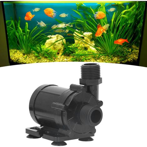Pompe de circulation miniature sans balais ultra-silencieuse pour fontaine, 12 V CC, 30 W, 13 L/min, hauteur de refoulement de 12 m, pompe de surpression pour chauffe-eau, pompe à eau amphibie (1/5)