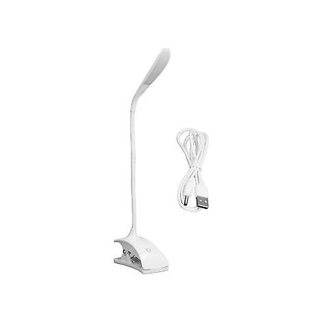 LED-Schreibtischlampe mit 3 Helligkeitsstufen, energiesparend, augenschonend, mit flexiblem Schwanenhals