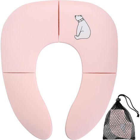 Réducteur de Toilette pour Bébé, Siège de Toilette Pliable pour Enfants, Réducteur WC Portatif pour Enfant/Bébé, Siège de Toilette de Voyage pour Enfants (1/5)