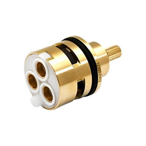 CARTUCCIA DEVIATORE OTTONE 3 VIE PER MISCELATORE INCASSO