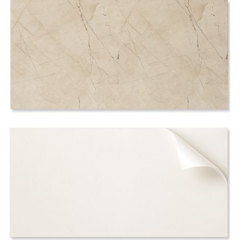 Azulejos decorativos autoadhesivos para pared de sal贸n con elegante dise帽o de m谩rmol, 10x40x20 cm.