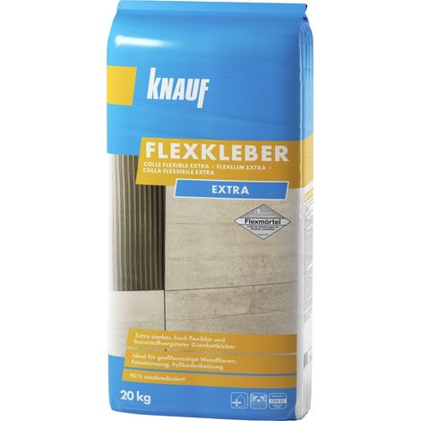 Knauf Flexkleber Extra 20 kg Fliesenkleber & Baukleber (1/3)