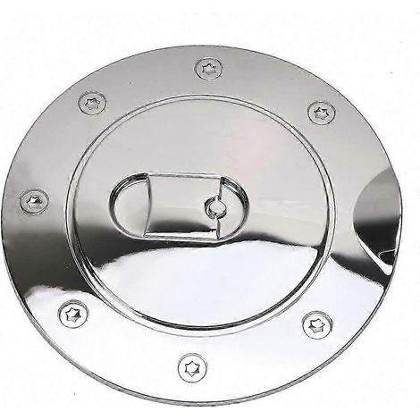Couvercle de trappe à essence chromé triple pour réservoir de carburant Dodge Ram 2009-2017 (1/5)
