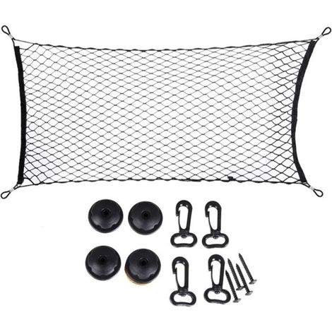 Filet de protection pour chien en voiture, sac filet de coffre universel, housse de filet de coffre