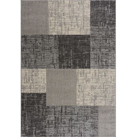 MILAN - Tapis d'inspiration "Minimal" Beige et Marron 080 x 150 cm (1/5)