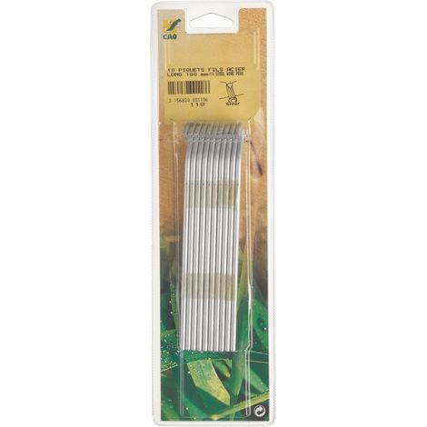 Piquete de Tente Diámetro 4,4 mm x Altura 18 mm por 10 piezas - Cao Camping