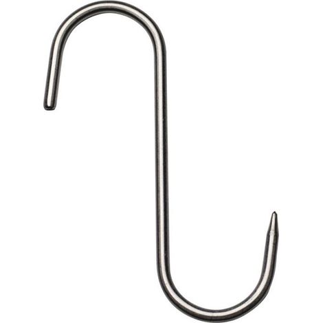 Svanera gancio in acciaio inox mm 250x15 una punta