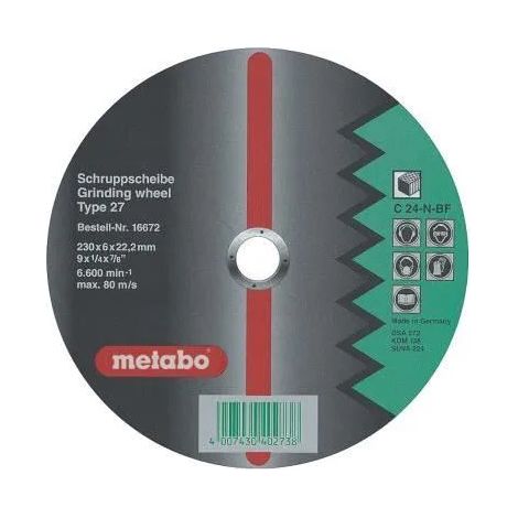 Disco da taglio Metabo flexiamant super 125x6 mm velocità 80 m/s