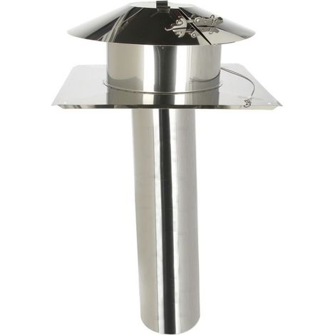 Chapeau universel inox Ø 110 mm