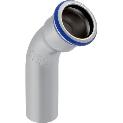 Geberit Mapress coude en acier inoxydable avec extrémité à emboîter (exempt de LABS), DN 32, 82706