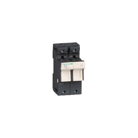 PORTE-FUS 2P 50A POUR FUSIBLE 14 X 51 MM - DF142