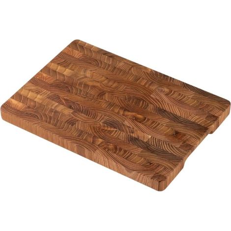 Schneidebrett aus Holz für die Küche, stabile Platte für Fleisch und Käse, robustes Servierbrett