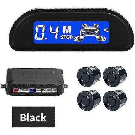 Capteur de stationnement automatique avec affichage LED de recul Auto Parktronic 4 12V 8 couleurs (1/5)