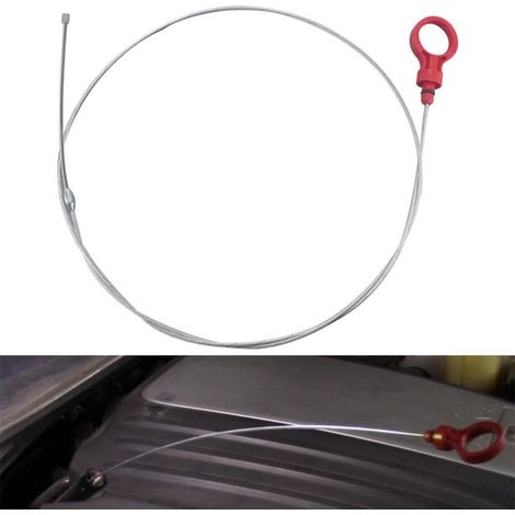 Jauge d'huile de transmission Jauge de mesure 917327 Convient pour Chrysler 8863B 9336A Rouge (1/5)