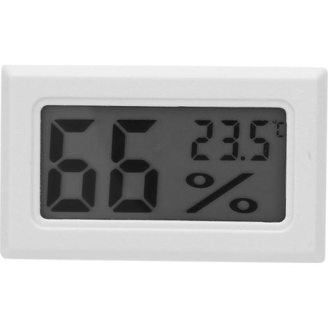 Termometro Igrometro Digitale 2 Pezzi – Display LCD, Misurazione Precisa -50°C a 110°C – Design Compatto ed Elegante – Ideale per Casa e Ufficio (1/5)