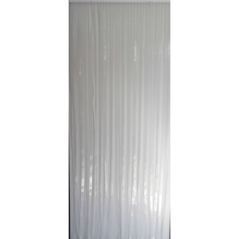 Rideau portière en polyéthylène cristal 90x220 – Moustiquaire de fenêtre – Installation facile sur crochets en 'L' – Pour espaces intérieurs – Morel (1/2)