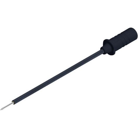 Pointe de touche Hirschmann Test & Measurement Micro-Pruef MPS 2/0,64 FT sw 973995100 enfichable 0.64 mm Ohne Messkateg (1/5)