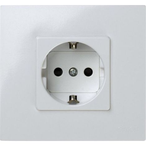 Base schuko monobloc embornamiento rapido blanco SIMON 27 PLAY 2791432-030 (1/3)