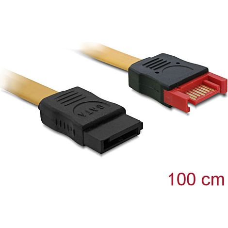 Delock cable sata extension 100cm yellow