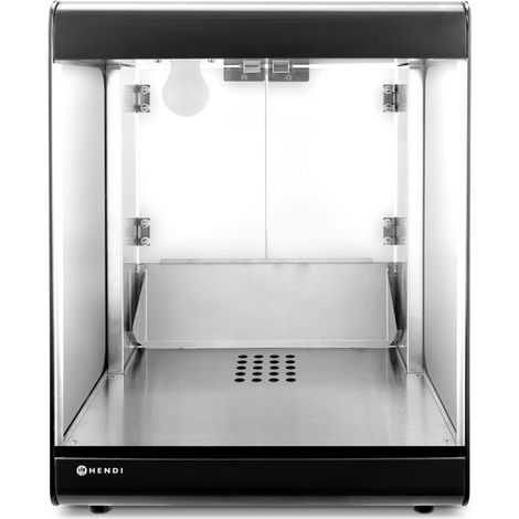HENDI Nacho-Wärmer, Schwarz, 220-240V/500W, 400x344x(H)525mm