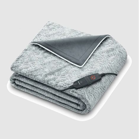 Beurer HD 75 Manta eléctrica 100 W Gris Vellón (1/2)