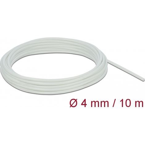 Delock Funda de fibra de vidrio 10 m x 4 mm en blanco