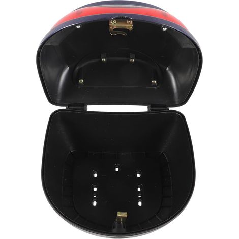 Coffre Arrière pour Scooter 25l Plastique Résistant Bleu Basket Serrure Sécurité Compatible Motos Électriques Utilisation Urbaine Livraison Quotidienne (1/5)
