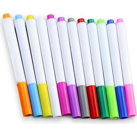 60 marqueurs craie liquide, couleurs vives, rechargeables, lavables, non toxiques, solubles dans l'eau, pour tableau noir, ardoise, vitre, lot de 60 pièces (1/5)