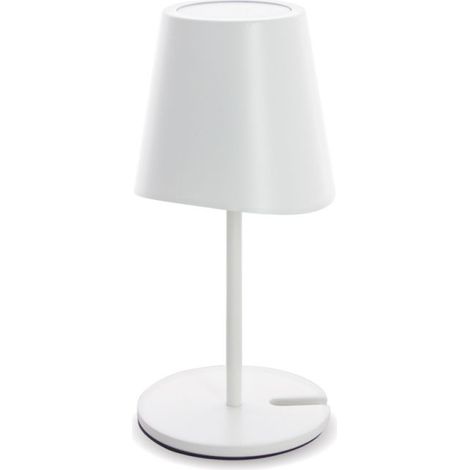 Xanlite - Lampe à poser LED IP44, 250 lumens, rechargeable USB-C, 38cm, CCT & Dimmable, Blanc - LPM38BD (1/5)