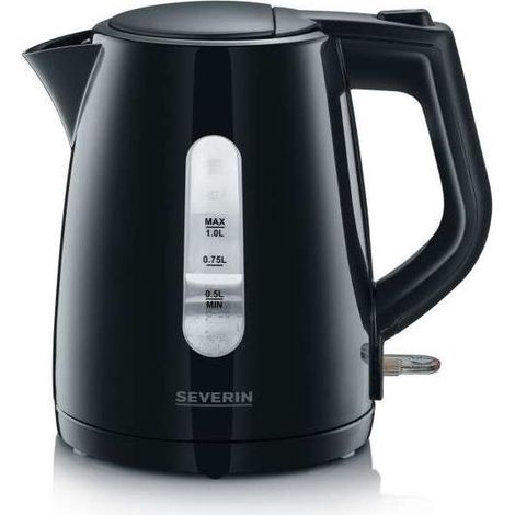 Severin WK 3410 bollitore elettrico 1 L 2200 W Nero