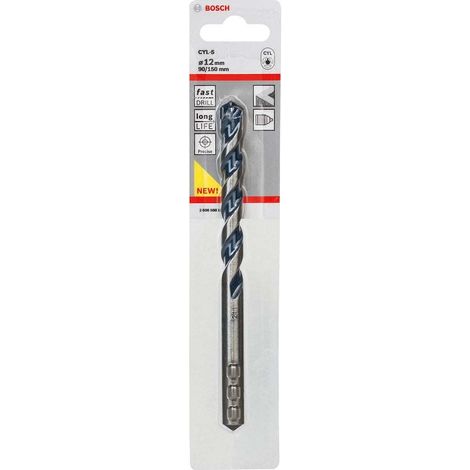 BOSCH - PUNTA A SPIRALE PER CALCESTRUZZOCLY-5, 12MM