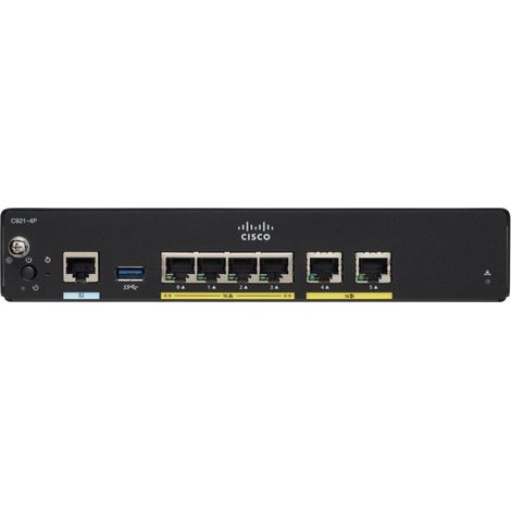 Cisco C927-4P router cablato Gigabit Ethernet Nero (1/3)