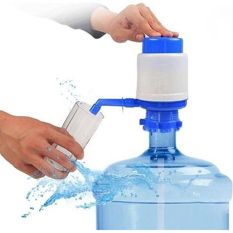 Pompe à eau manuelle – Pompe portable pour bouteilles et jerricans – Fonctionne sans électricité – Idéale pour le camping et les voyages – Compacte et réglable (1/5)