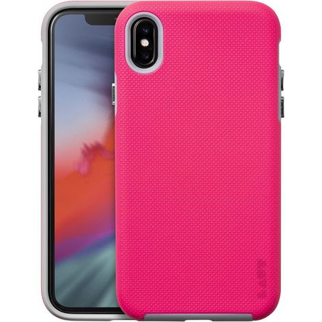 Funda híbrida Laut Shield para iPhone Xs Max (rosa) (1/5)
