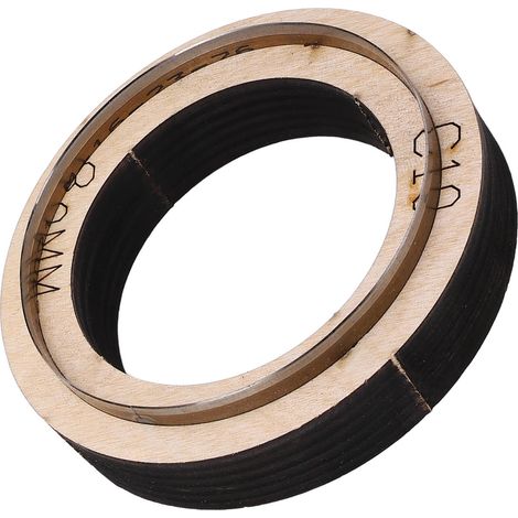 Matrice de découpe pour cuir avec base en bois épais. Matrice de découpe pour porte-cartes et accessoires en cuir, idéale pour le scrapbooking et la création de bijoux. (1/5)