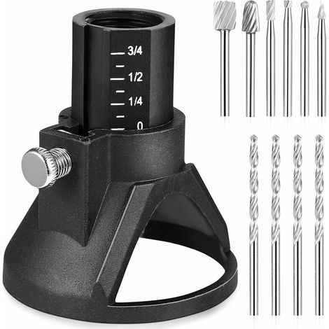 JKWG 11 pièces sculpture localisateur rotatif fraisage accessoire bois fraisage précision outil accessoires (1/5)