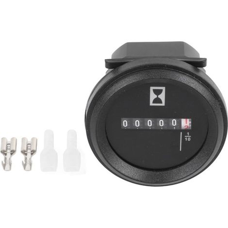 Jauge à Quartz de surveillance précise et Stable de l'efficacité du temps, compteur horaire de 52mm pour pelles et tracteurs (1/5)