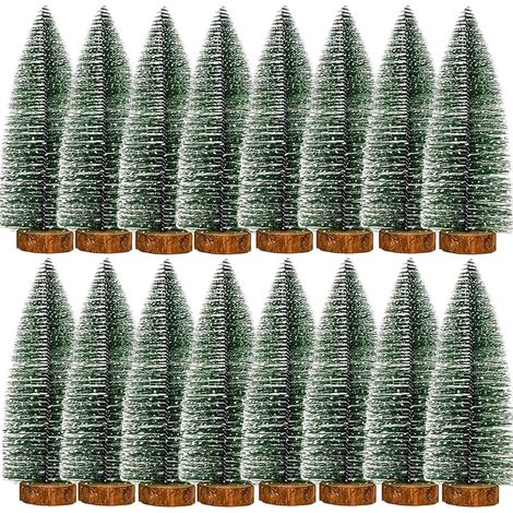 16Pcs 15cm Arbre Noël Sapin de Noël pour Décoration Noël Sapin de Noël Artificiel Bricolage Mini Sapins De Noël Sapin de Noel Miniature (1/5)