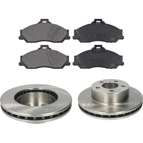 KIT FRENI ANTERIORI compatibile con FORD RANGER (ER,EQ,R) - DISCHI + PASTIGLIE OEM: FDB1527 / 16807 , 17104 /SOSTITUZIONE DIRETTA/BASSA POLVERE/SILENZIOSO (1/5)