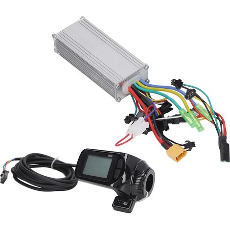 Kit de contrôleur de moteur de vélo 28A 36/48V 500W S886LCD, contrôleur sans balais pour scooter en alliage d'aluminium, adapté à la modification DIY. (1/5)