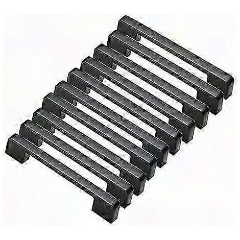 10 schwarze T-förmige Türgriffe aus Aluminiumlegierung für Küchenschränke, 160 mm Lochabstand (1/5)