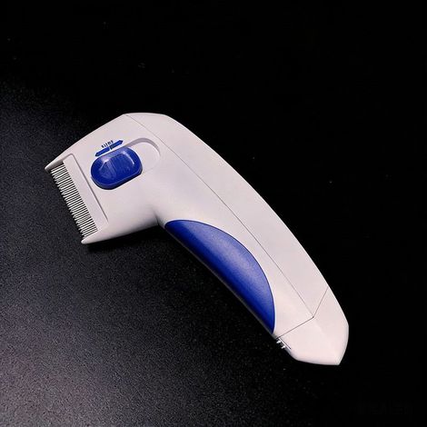 Peigne anti-puces pour animaux, peigne électrique pour chats et chiens, peigne anti-puces haute efficacité, outils de nettoyage et de vermifugation contre les puces et les tiques (1/5)
