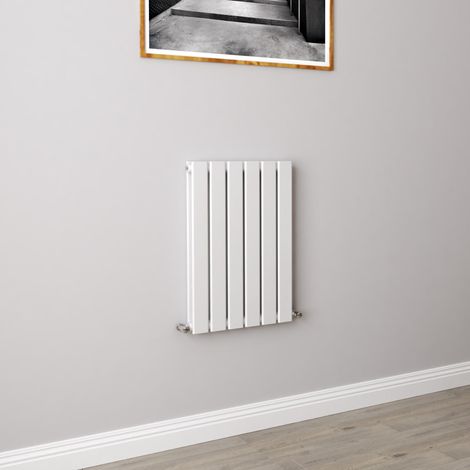 AICA Flat Panel Radiator Designer Central Heating Horizontal 600x408mm Double White