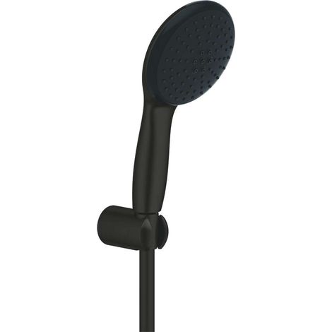 Grohe Vitalio Start - Brausegarnitur: Handbrause, Stange und Schlauch, 2 Strahlarten, schwarz matt 279502431 (1/5)