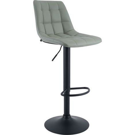 Taburete de bar Mapun Gris Simil cuero (1/5)